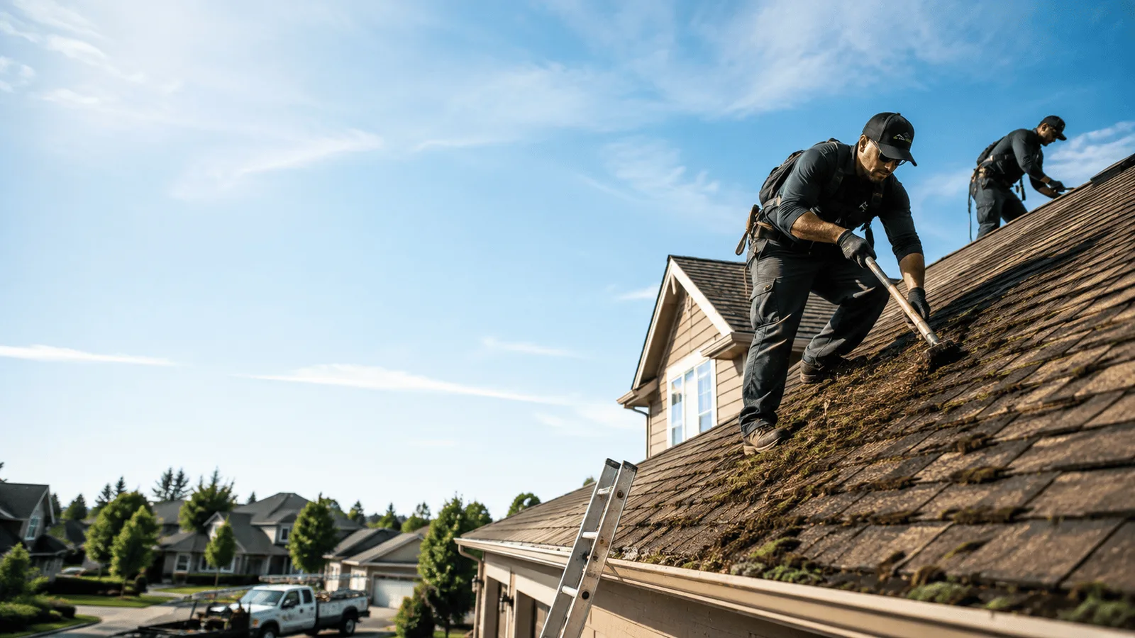 Roof Moss Removal in Mendon, IL near me